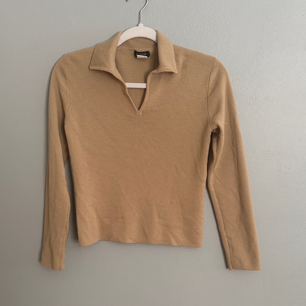 Camel colored Merino Wool sweater